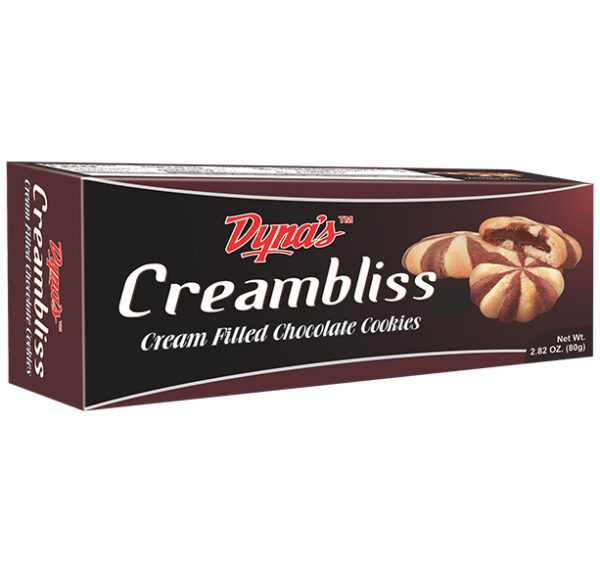 Dyna's Creambliss Cream Filled Chocolate Cookies 80g