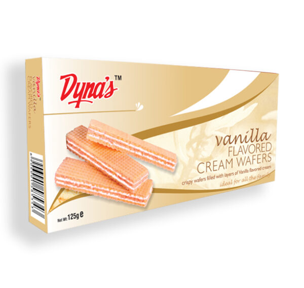 Dyna's Wafers Vanilla Flavour 125g